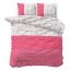 Moderné a kvalitné posteľné obliečky v ružovo sivej farbe 200 x 200 cm