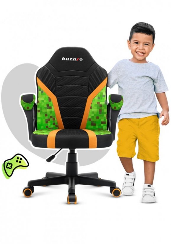 Udobna dječja gaming stolica MINECRAFT