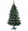 Razkošno Božično drevo z belimi konicami in borovimi storži 150 cm