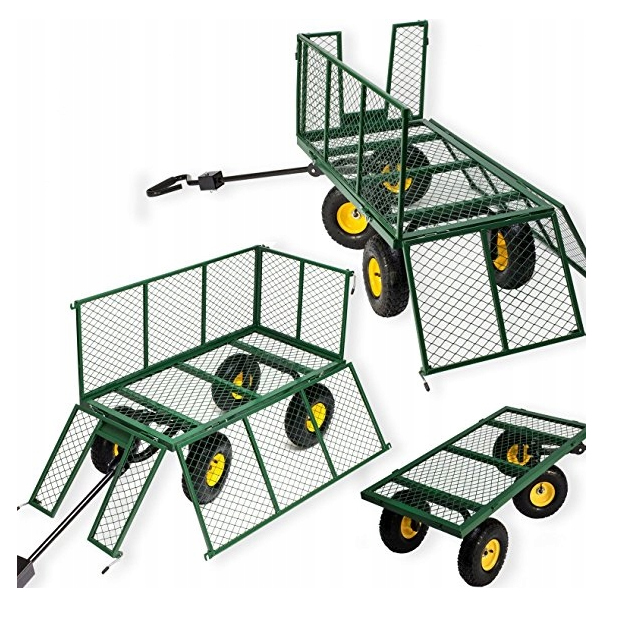 Качествена градинска количка 3в1 с надуваеми колела