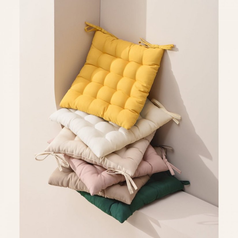 Tmavosivý podsedák na stoličku AURA 40x40 cm