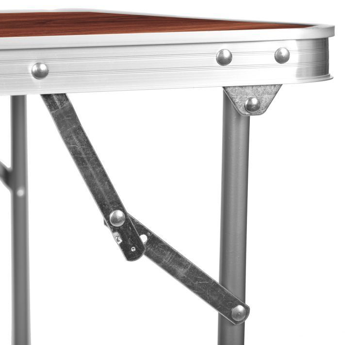 Klappbarer Catering-Tisch 80x60 cm mit Holzimitation