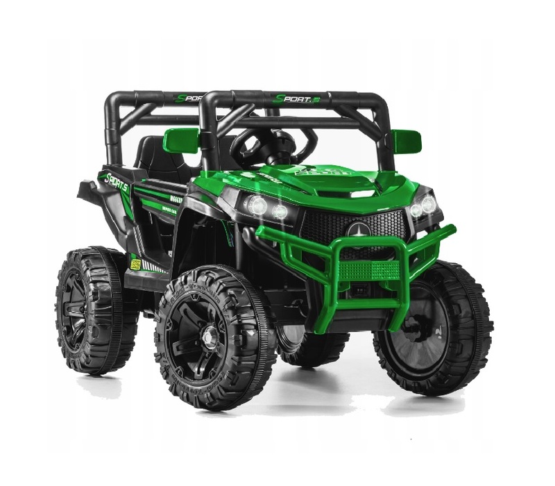 Edinstven otroški akumulatorski voziček G37 zelen