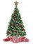 Weihnachtsbaum mit Schneeimitation auf den Ästen 220 cm hoch