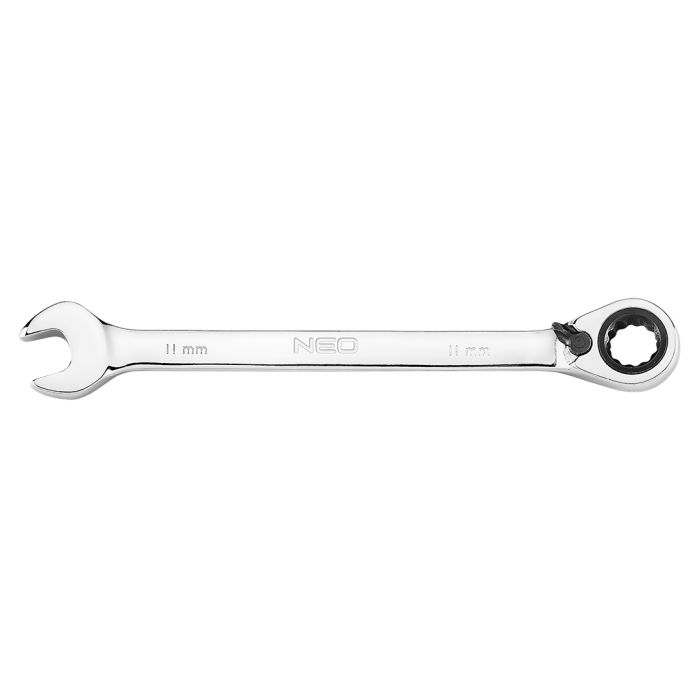 Chiavi combinate con cricchetto e interruttore, set di 12, 8 - 19 mm, custodia morbida 09-345 NEO