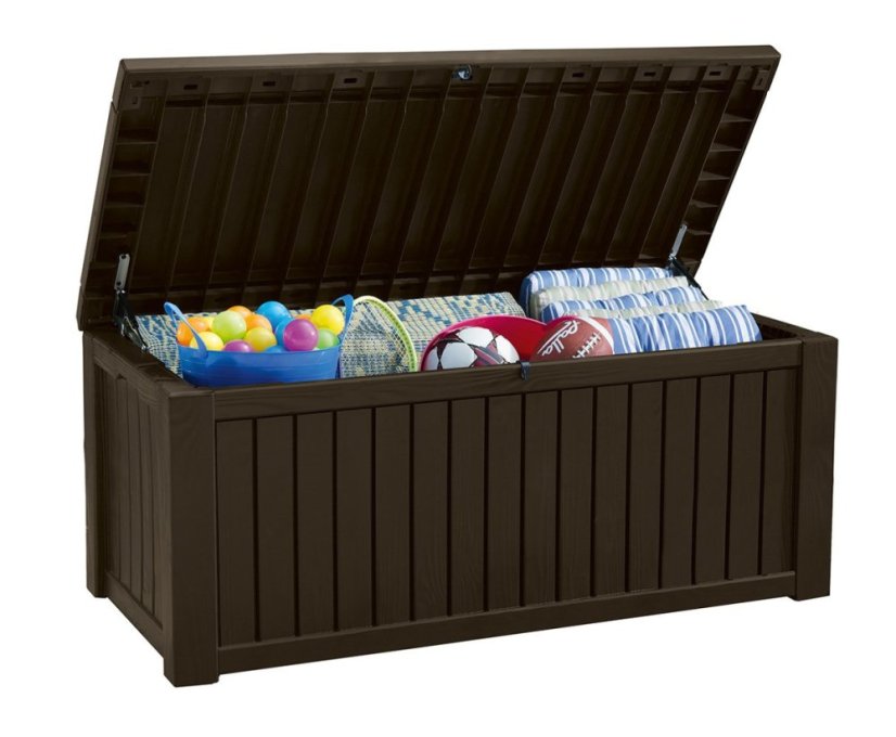 Cutie de grădină maro ROCKWOOD 570 L