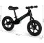 Otroško kolo za ravnotežje s kolesi brez zračnic - črno
