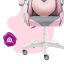 Детски стол за игра Rainbow розово - сиво