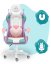 Scaun gaming pentru copii Rainbow culoare pastel