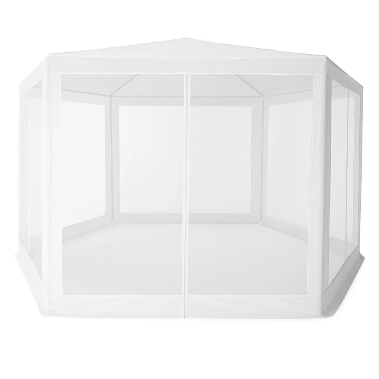 Gazebo da giardino con zanzariera 2 x 2 m