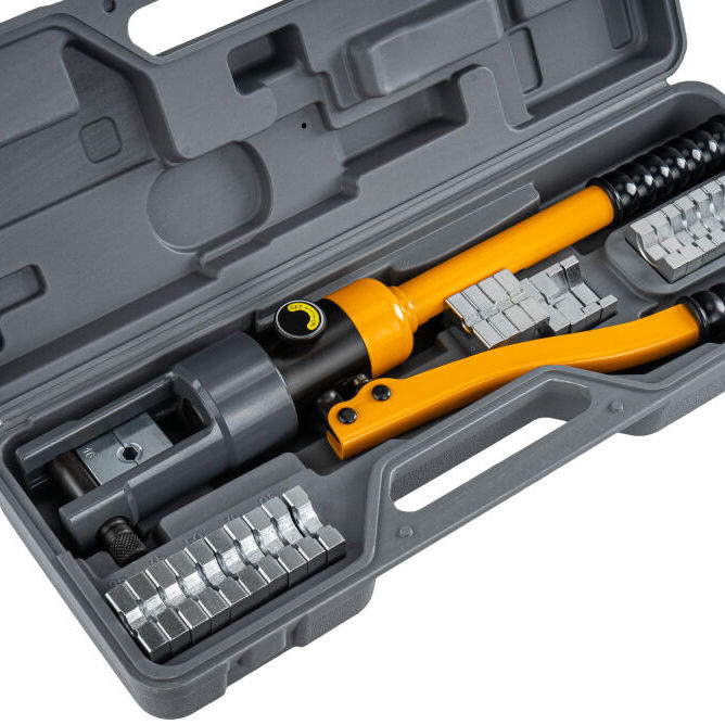 Hidraulična preša za krimpanje kabela 6–300 mm², 14 matrica