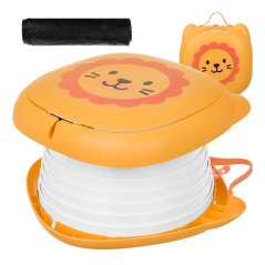 Baby Travel Potty Lion - Potty portabil pliabil cu pungi sanitare