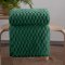 Dicke Decke in Grün mit modernem Muster