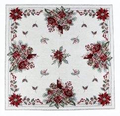Față de masă tapițerie cu motiv de Crăciun 90x90 cm