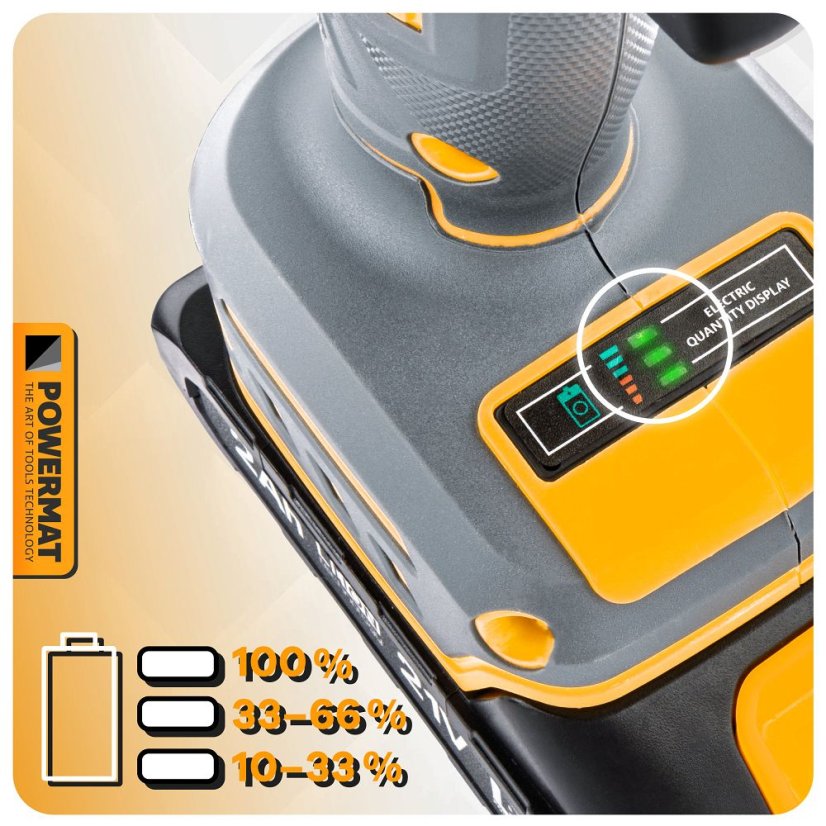 Винтоверт Powermat PM-WA-21V-2M - акумулаторен