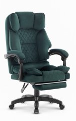 Sedia ergonomica da ufficio HC-1031 con poggiapiedi - verde