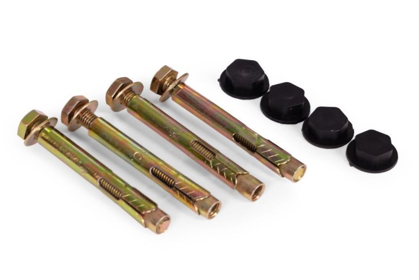 Bejárati polikarbonát előtető az ajtó felett acélszerkezettel