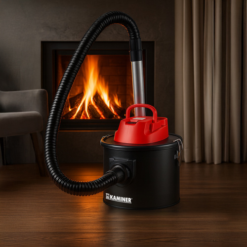 Bezsáčkový priemyselný vysávač na popol s funkciou fúkania - 10 L