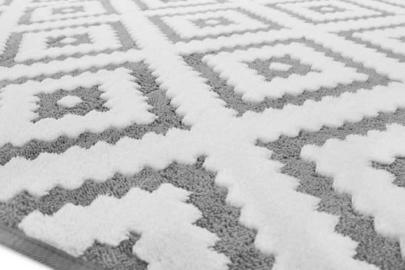 Szürke mintás szőnyeg 200 x 300 cm