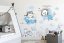 Dekoračná nálepka na stenu lietajúci psíčkovia 