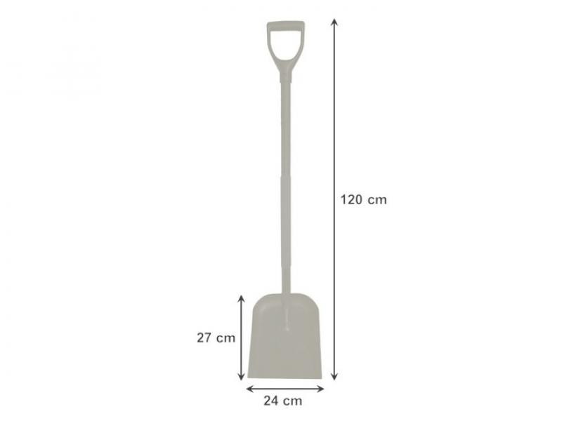 Schaufel mit Stahlstiel 120 cm