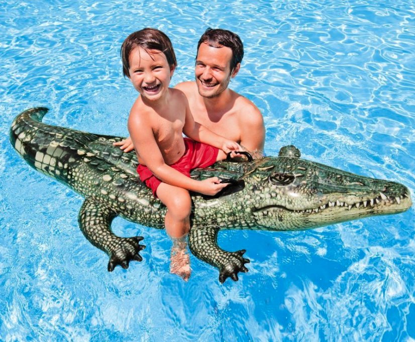Felfújható krokodil 170 cm INTEX
