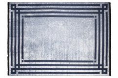 TOSCANA Modern szürke szőnyeg geometrikus mintával