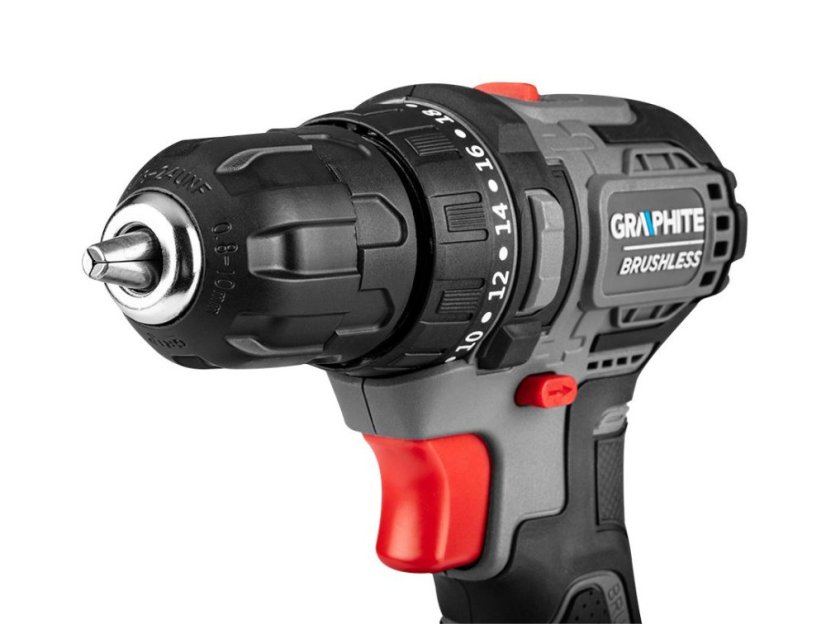 Akumulátorová vŕtačka a skrutkovač GRAPHITE 18 V - bez batérie