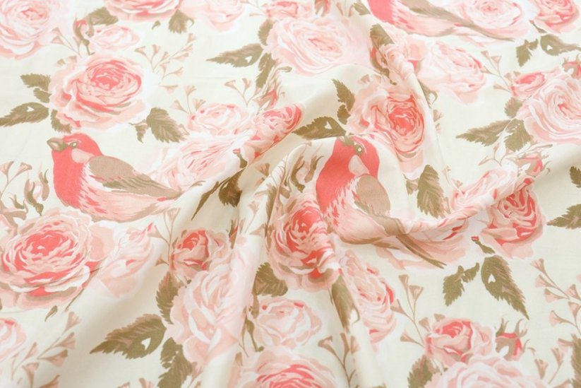 Krásne obojstranné obliečky s vintage motívom ruží