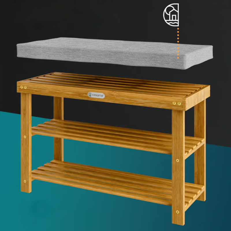 Akácfa cipőpad ülőkével