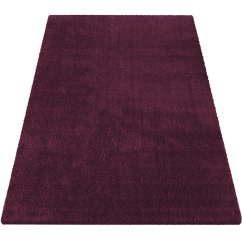Covor Shaggy cu fir înalt, culoare violet închis