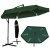 Kerti napernyő állvánnyal és LED világítással - zöld