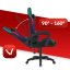 Gaming-Stuhl HC-1000 Schwarz LED RGB Stoff Gaming-Stuhl HC-1000 Schwarz LED RGB Stoff