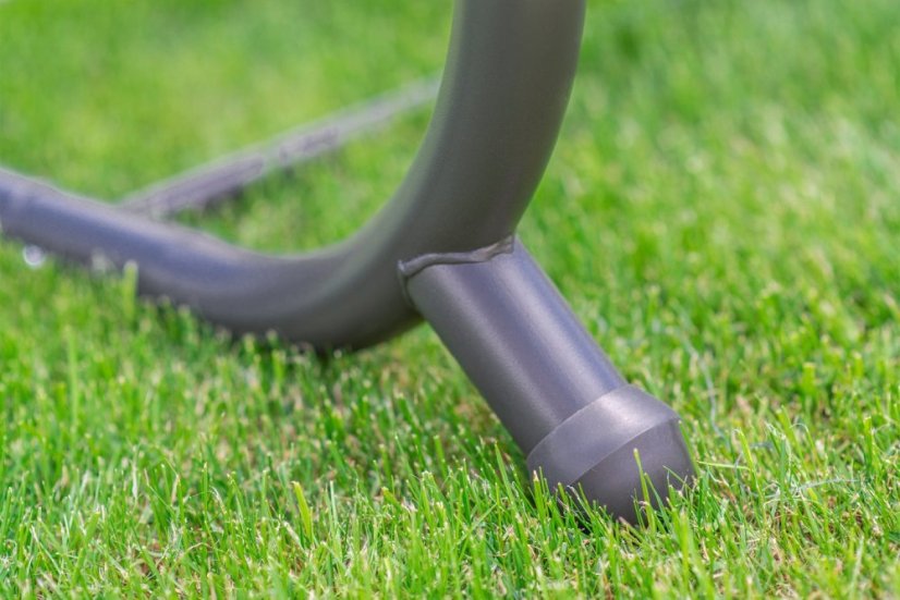 Verstellbare Gartenschaukel in Grau