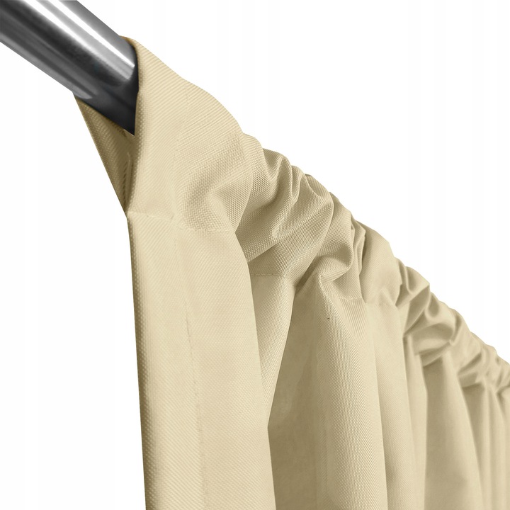 Béžový záhradný záves do altánku 155 x 220 cm