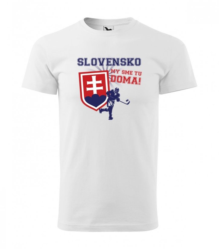 Tricou de hochei pentru Campionatul Mondial din Slovacia Suntem aici, acasă!