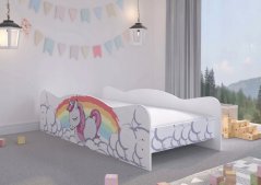 Dětská postýlka duhový koník Ponny 140 x 70 cm