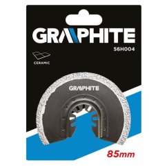Disc ceramic semicircular TCT, 85 mm 56H004 GRAPHITE