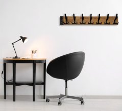 Minimalistischer Wandaufhänger MODERN OAK 80 cm