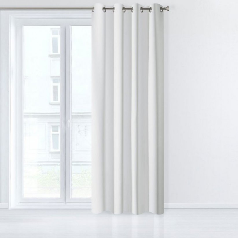 Čisto bijela zavjesa s višim stupnjem zamračenja 135 x 250 cm