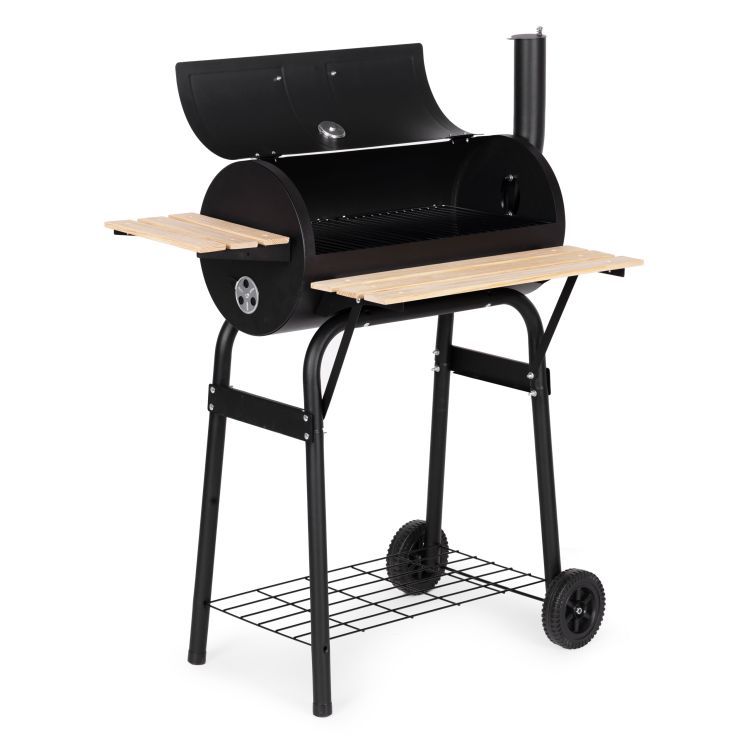 Gartengrill mit Schornstein und eingebautem Thermometer