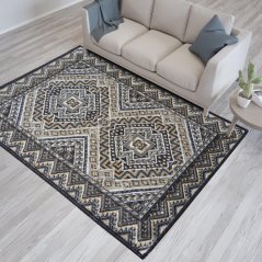 Дизайнерски килим с шарка на ацтек