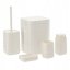 5 darabos fürdőszobai kiegészítő készlet - fehér