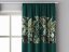 Draperie de calitate culoarea verde cu prindere cu cleme 140 x 250 cm