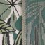 Béžovo-zelený koberec s motívom listov