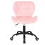 Scaun pivotant de birou ergonomic - catifea - Culoare: Violet