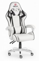Gaming-Stuhl HC-1007 weiß mit schwarzen Details