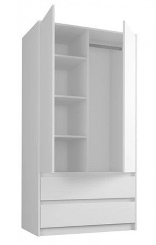 Detská šatníková skriňa so spiacim dievčatkom 180x55x90 cm