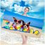 Brisača za plažo z motivom veselih psov 100 x 180 cm