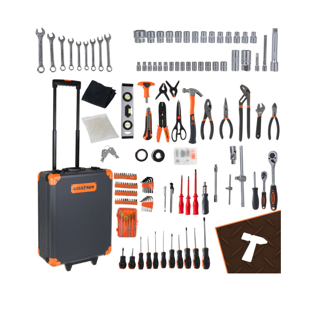 1000 darabos Bigstren szerszámkészlet alumínium koff erban